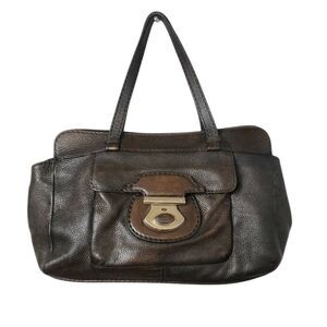 Authentic Tod's Brown Leather Piccola Satchel